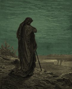 El profeta Amós, grabado por Gustave Doré de Gustave Dore